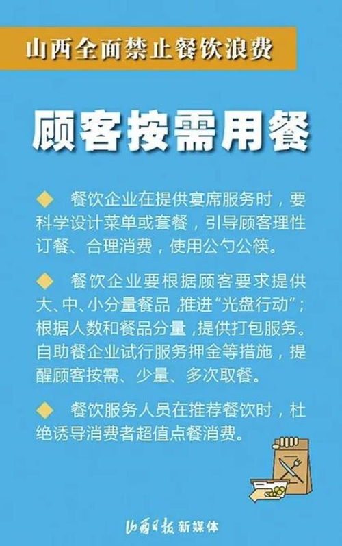 厉行节约，杜绝浪费 山西餐饮行业在行动